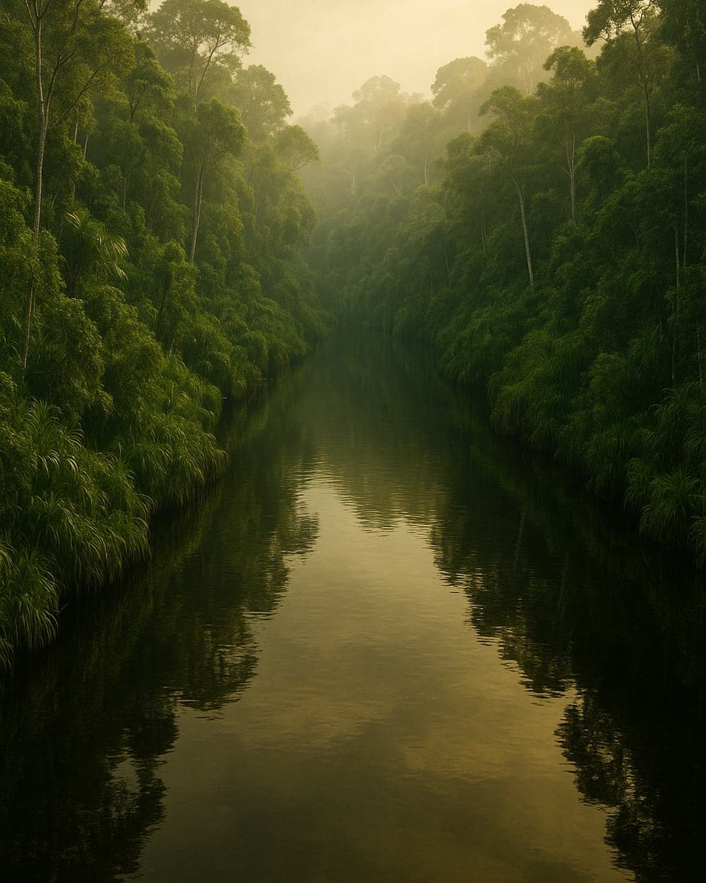 River journey to the Jerumbun conservation sanctuary